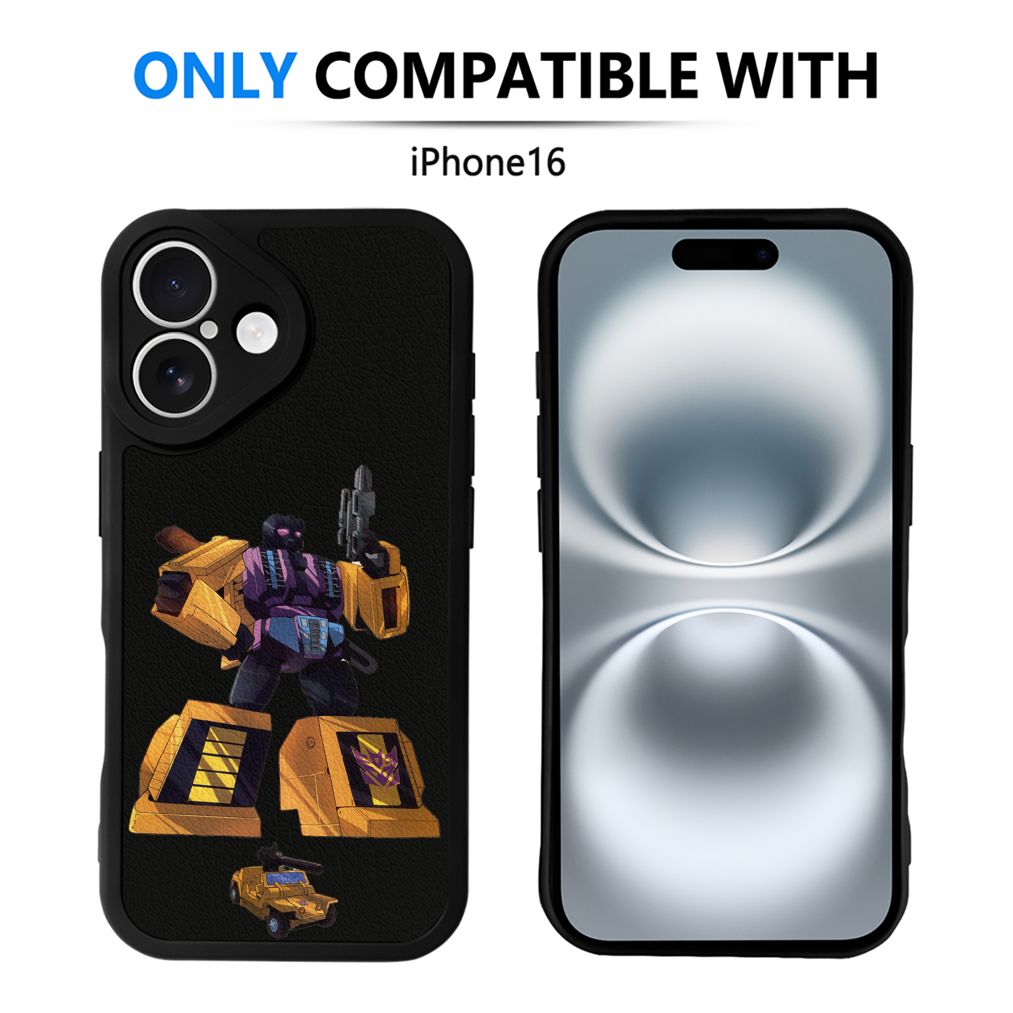 （画像用）  【iPhone 16シリーズ対応】シリコンスマホケース（レザー調） 材質：シリコン